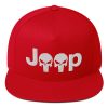Cappello con visiera piatta uomo logo Jeep ricamato teschio punisher 4x4 offroad